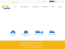 Tablet Screenshot of gihp-sa.com